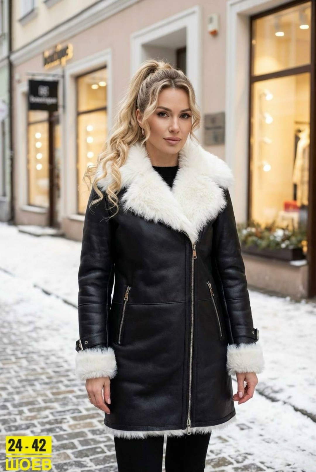 женская дубленка,дубленка зимняя с капюшоном удлиненная dea bella,дубленка,дубленка удлиненная,дубленка авиатор женская