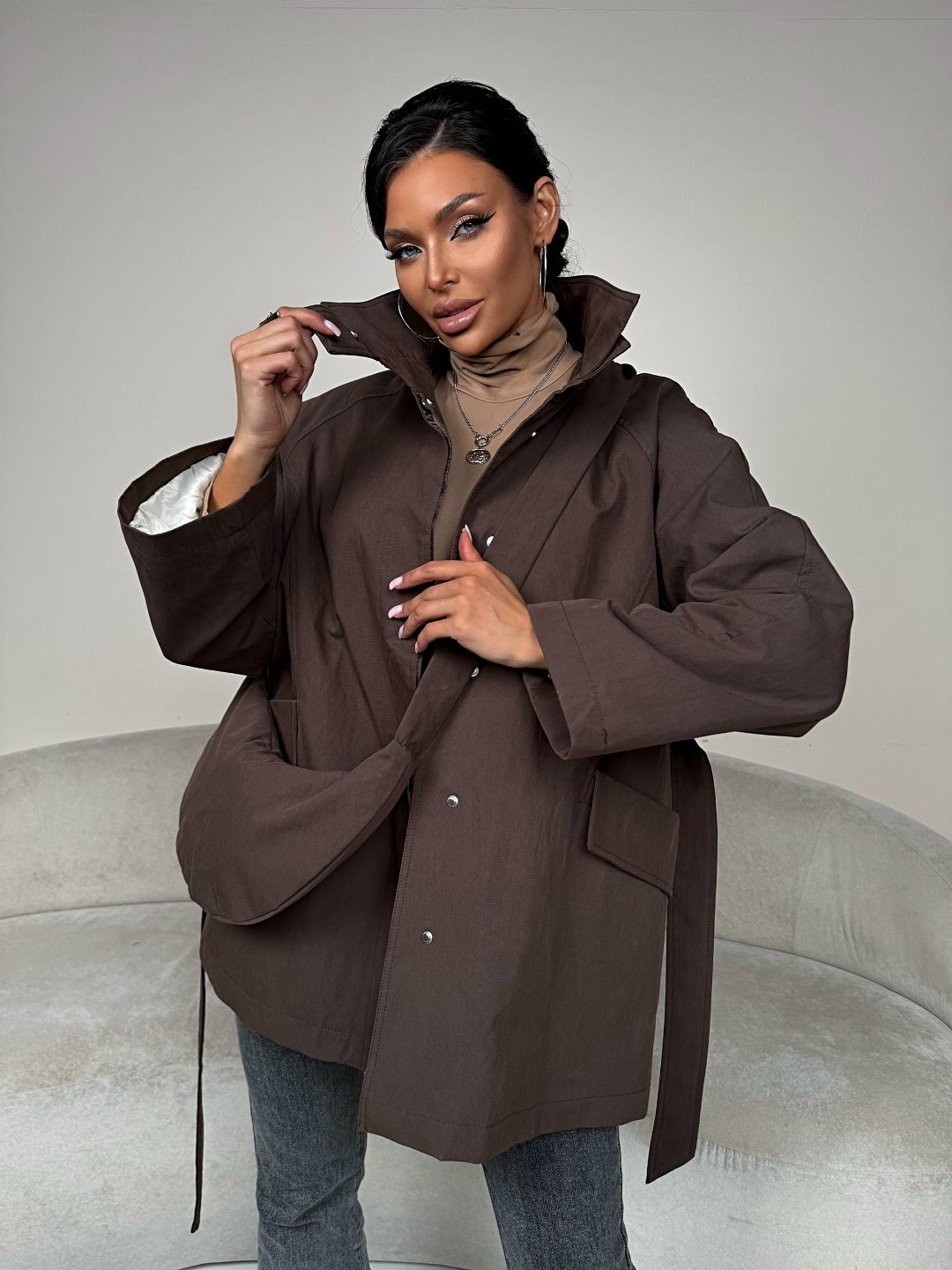 куртка с поясом,куртка,женская куртка,куртка женская демисезон,женская куртка с поясом