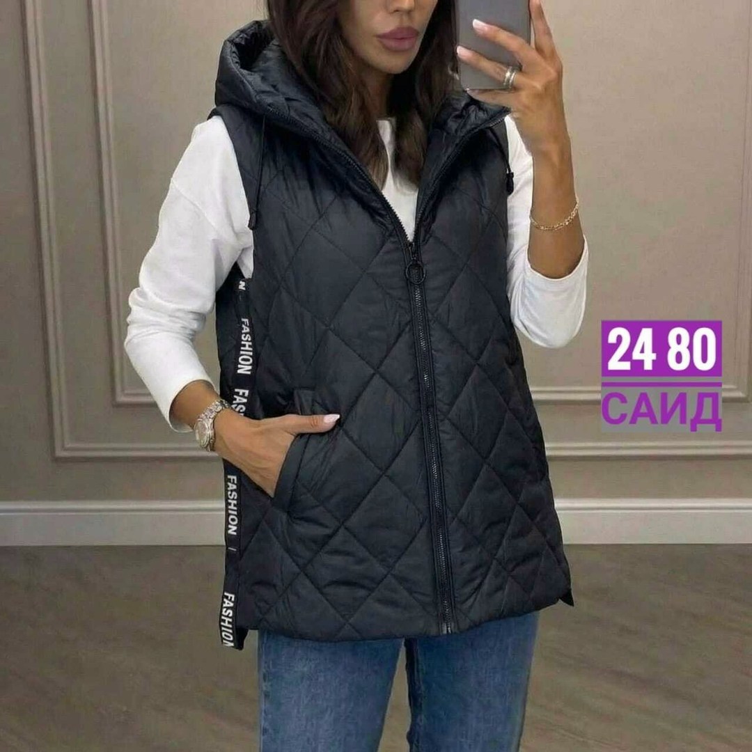 жилетка женская,жилет женский,жилет с капюшоном,жилет,демисезонная жилетка
