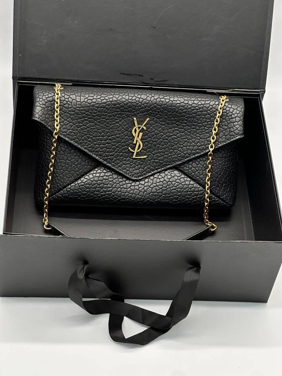 клатч saint laurent,cумка saint laurent,большой кожаный клатч ysl envelope pouch saint laurent цвет black,saint laurent,saint laurent клатч cassandre