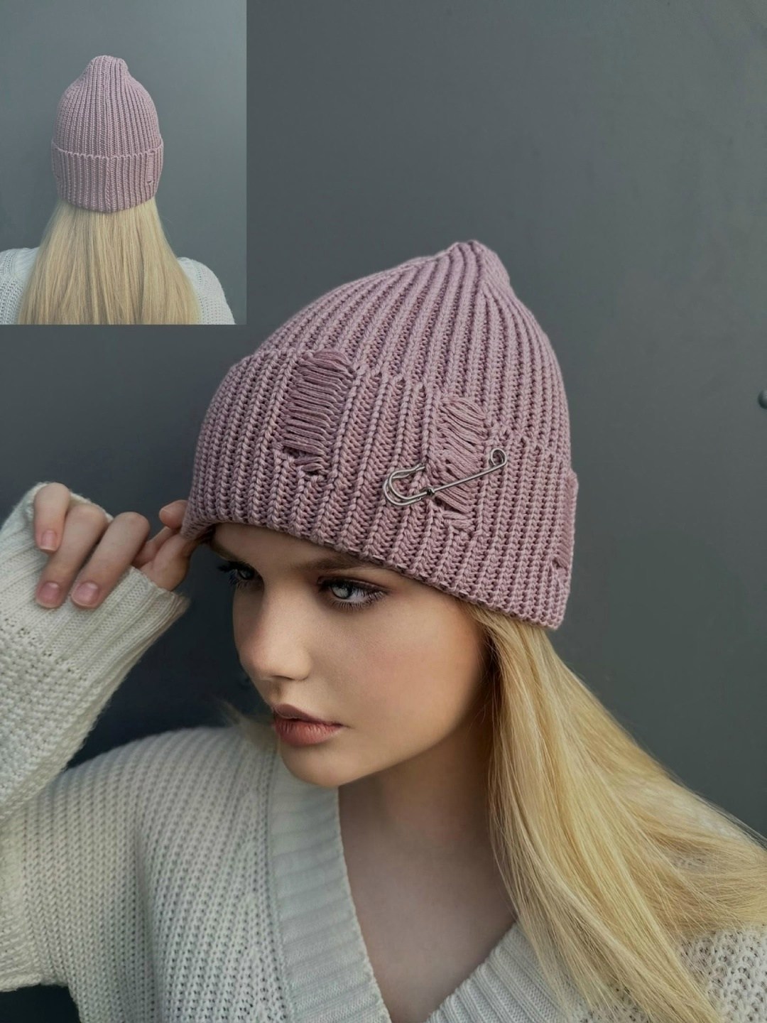 шапка-бини,вязаная шапка,шапка,женская вязаная шапка,шапка женская