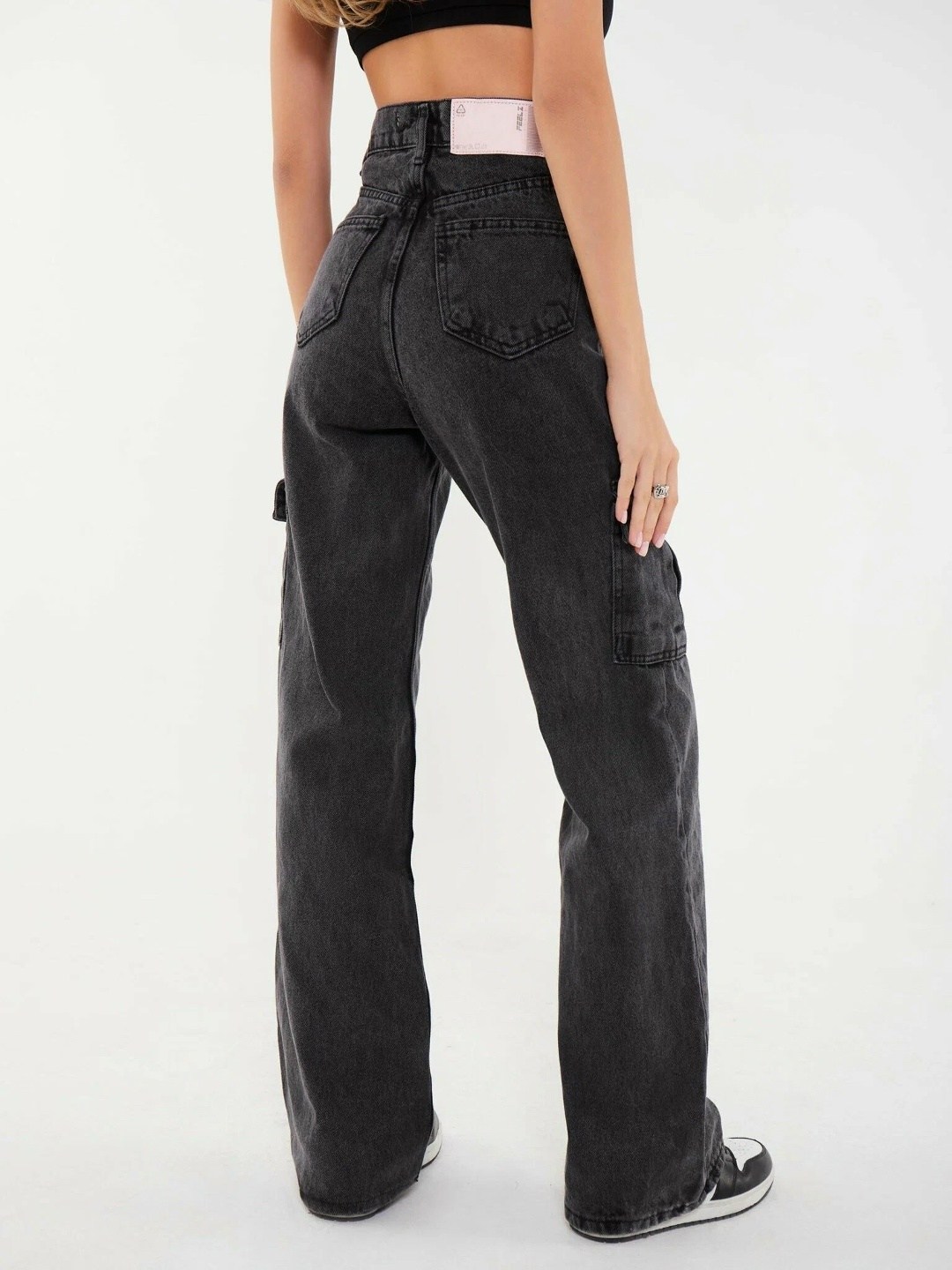 джинсы карго feelz,джинсы карго,женские джинсы,джинсы широкие feelz,джинсы карго женские