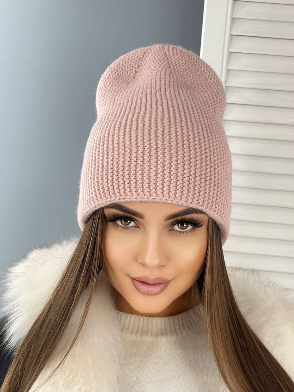 шапка универсальная,женская шапка,женская вязаная шапка,вяжем шапки,шапка бини