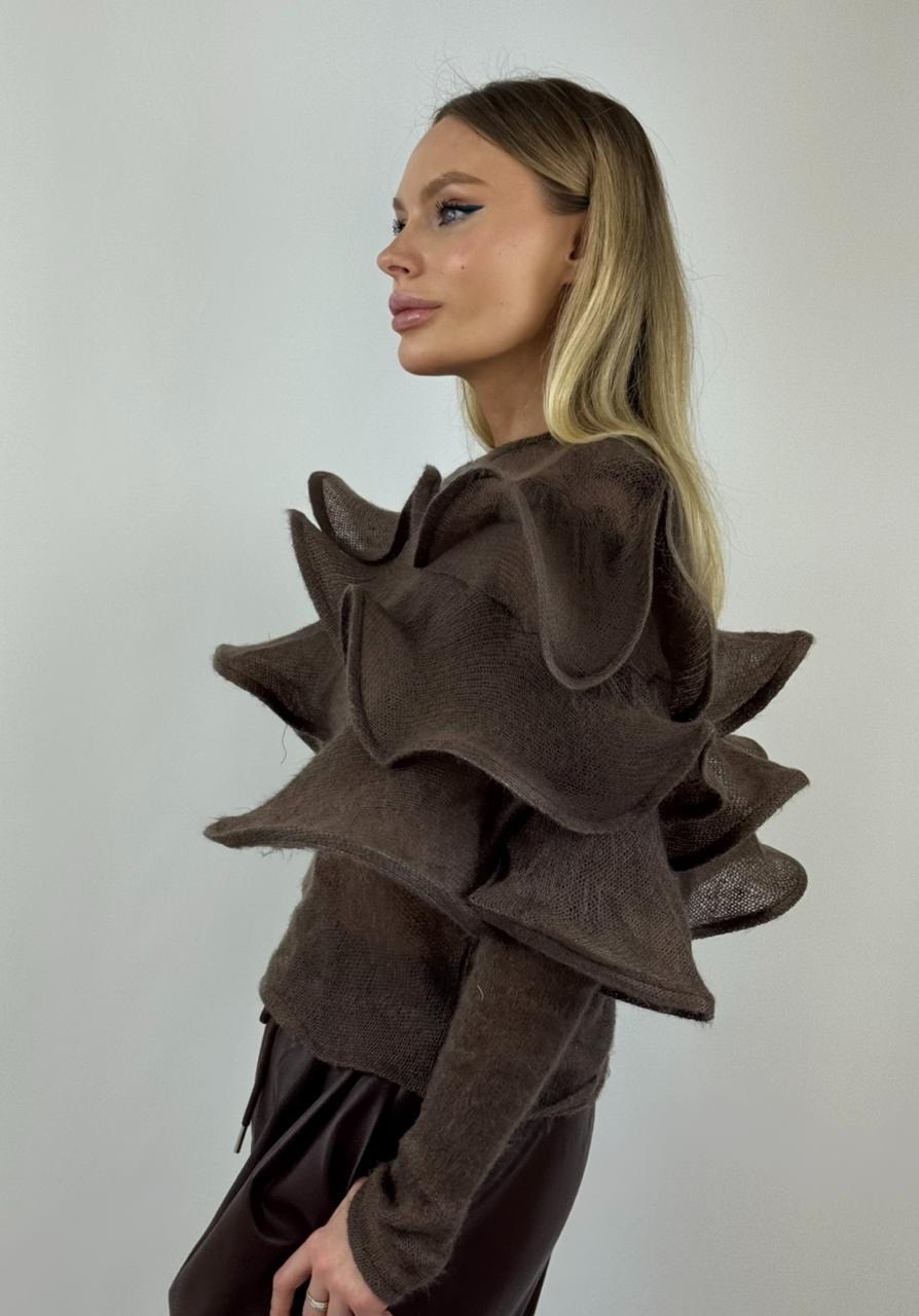 свитшот с рюшами оверсайз daitedva,свитшот с рюшами оверсайз нарядный daitedva,свитшот с рюшами оверсайз нарядный,блузка женская,женская блуза