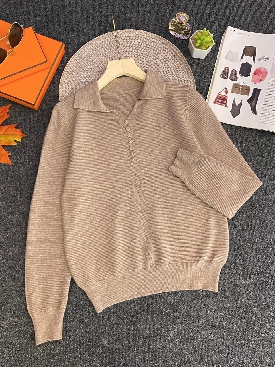 свитер с воротником,кашемировый свитер с воротником,кофта женская,свитера женские,вязаные свитера женские