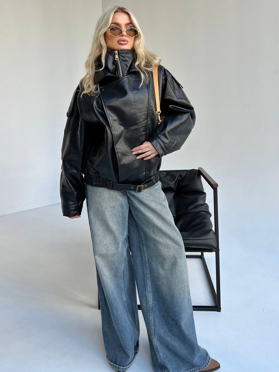 косуха коричневая оверсайз винтажная кожаная куртка aftfbasic,куртка бомбер оверсайз кожаная c&c fashion,косуха коричневая оверсайз винтажная кожаная куртка aftfbasic 206679483,кожаная куртка,куртка о