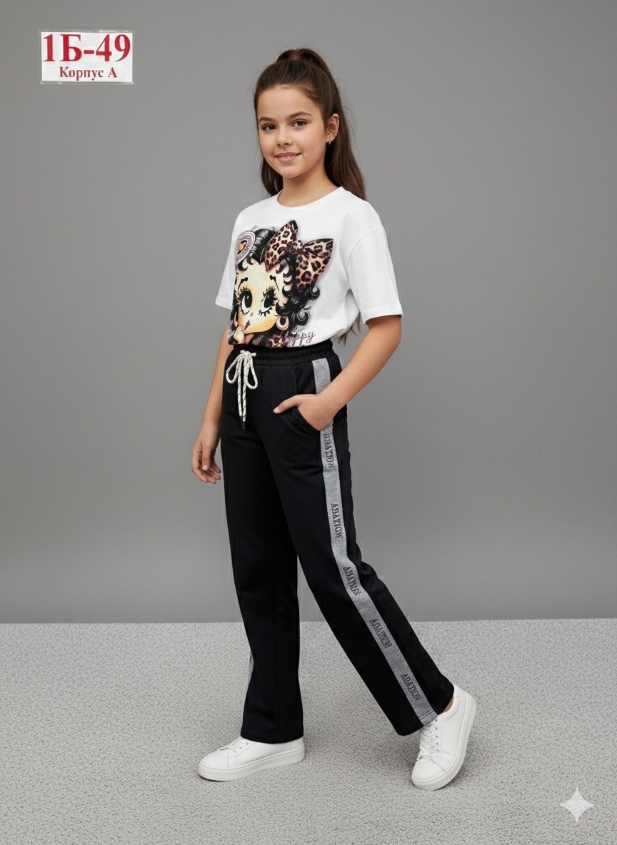 костюм для девочек,брюки для девочек,футболки для девочки,одежда для девочки,широкие брюки