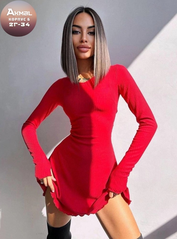 платье трикотажное короткое лапша,трикотажное платье мини,платье лапша расклешенное,платье трикотажное короткое лапша на завязках,женское трикотажное платье с длинными рукавами