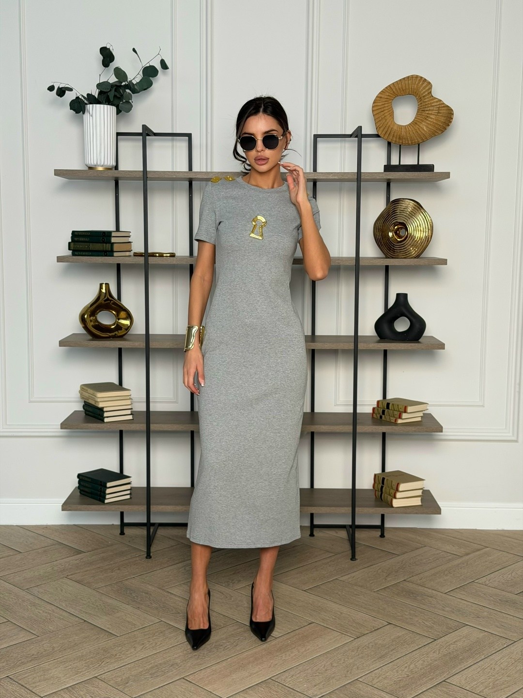 серое длинное платье-гольф из ангоры issa plus,серое длинное платье-гольф из ангоры,повседневные платья,стильное платье,платье