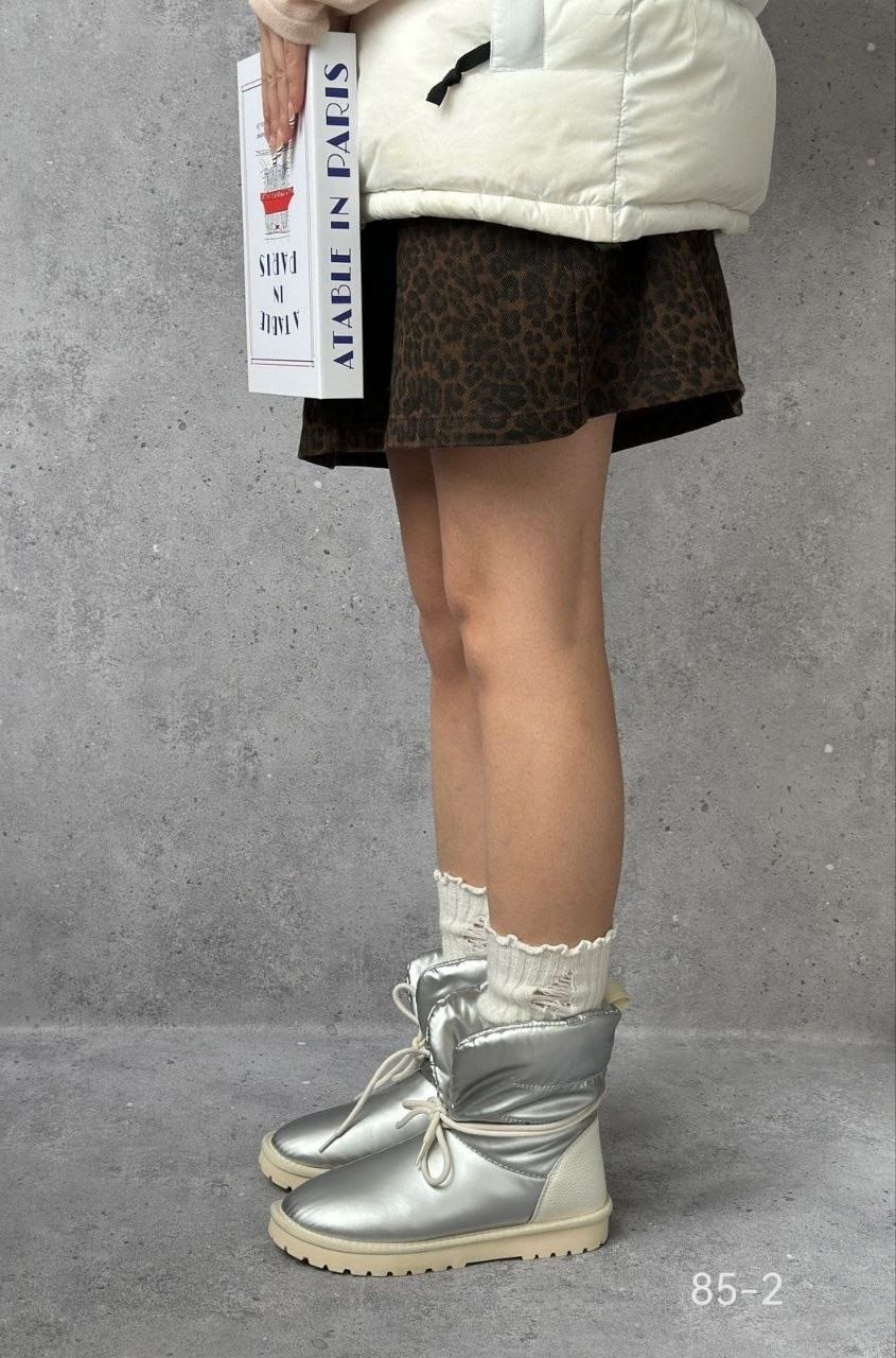 ,дутики женские,женские угги,дутики,дутики женские versiya shop 2070 серебристые 36 ru