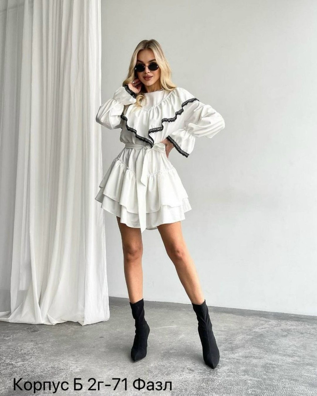 платье с рюшами,платье,платье женское,платье с оборками,стильное платье