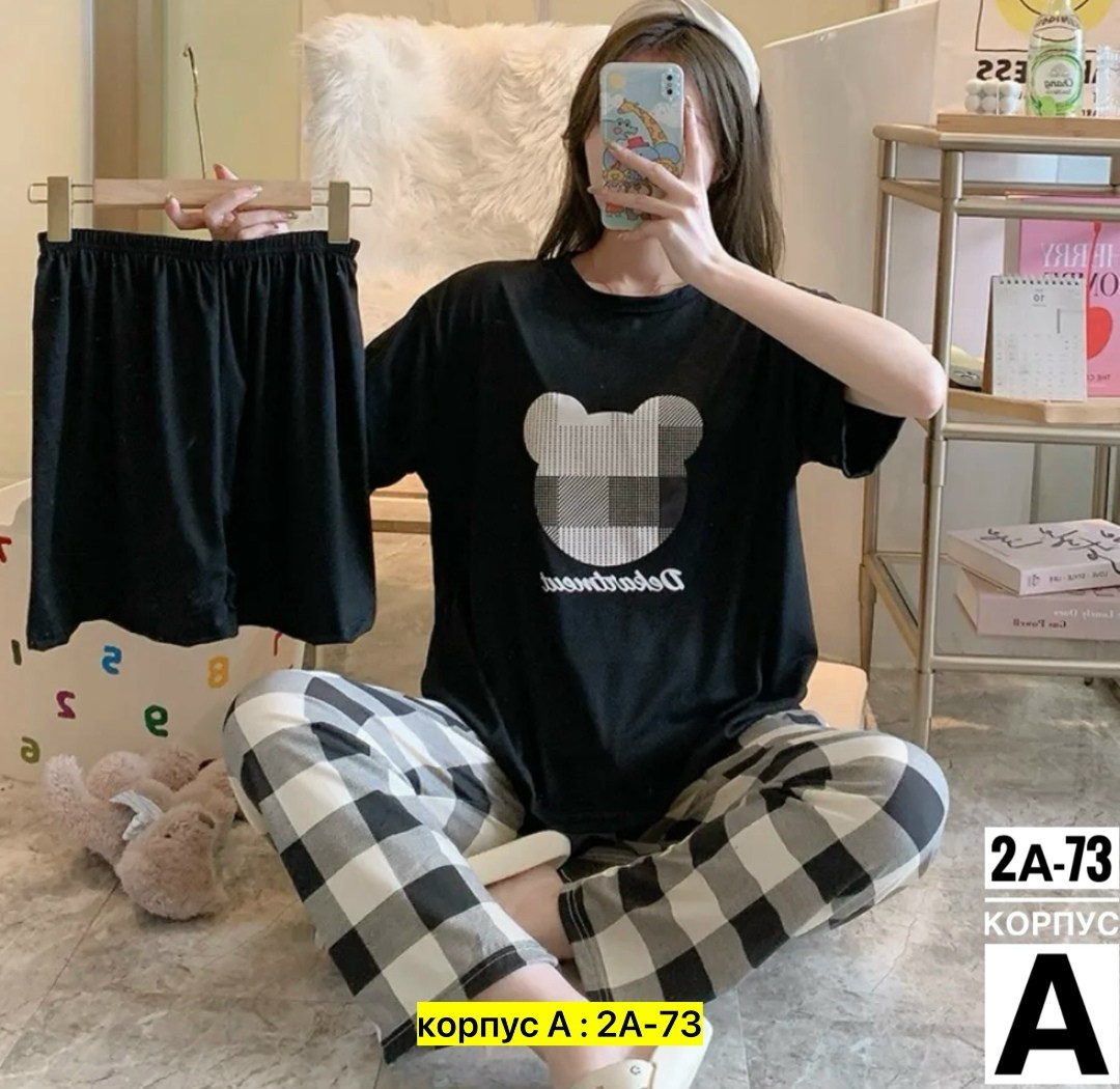 женская пижама тройка,женская пижама,пижама комплект,пижама микки маус женская,пижама