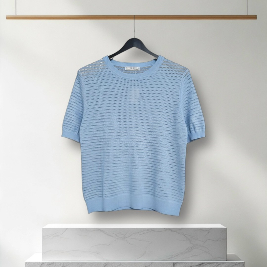 джемпер голубой,джемпер,модели футболок,женские джемпера,трикотажные футболки