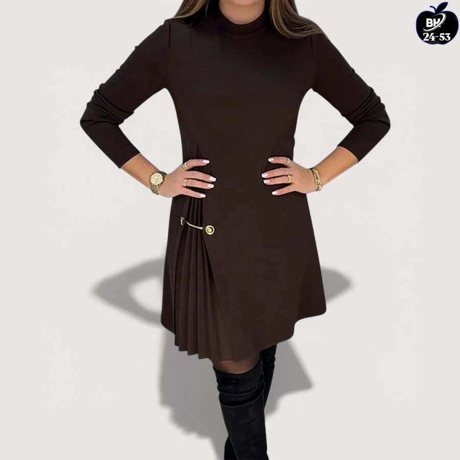 платье с плиссе,платье,стильное платье,женское платье,платье прямое