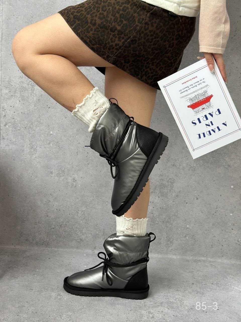 ,дутики женские,женские угги,дутики,дутики женские versiya shop 2070 серебристые 36 ru