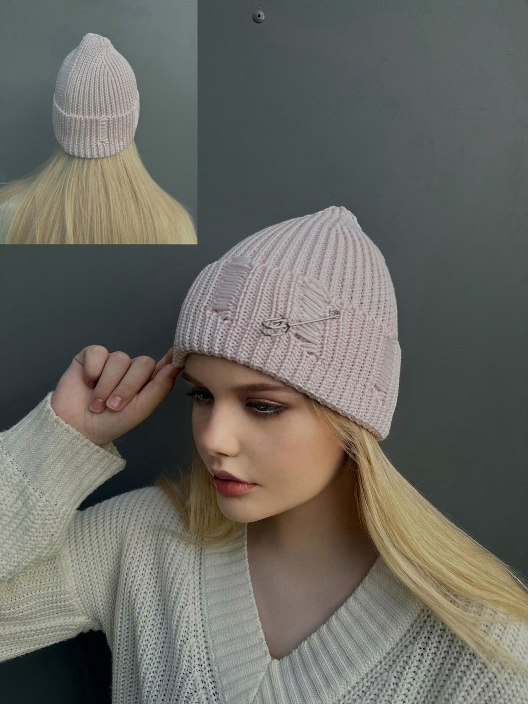 шапка-бини,вязаная шапка,шапка,женская вязаная шапка,шапка женская