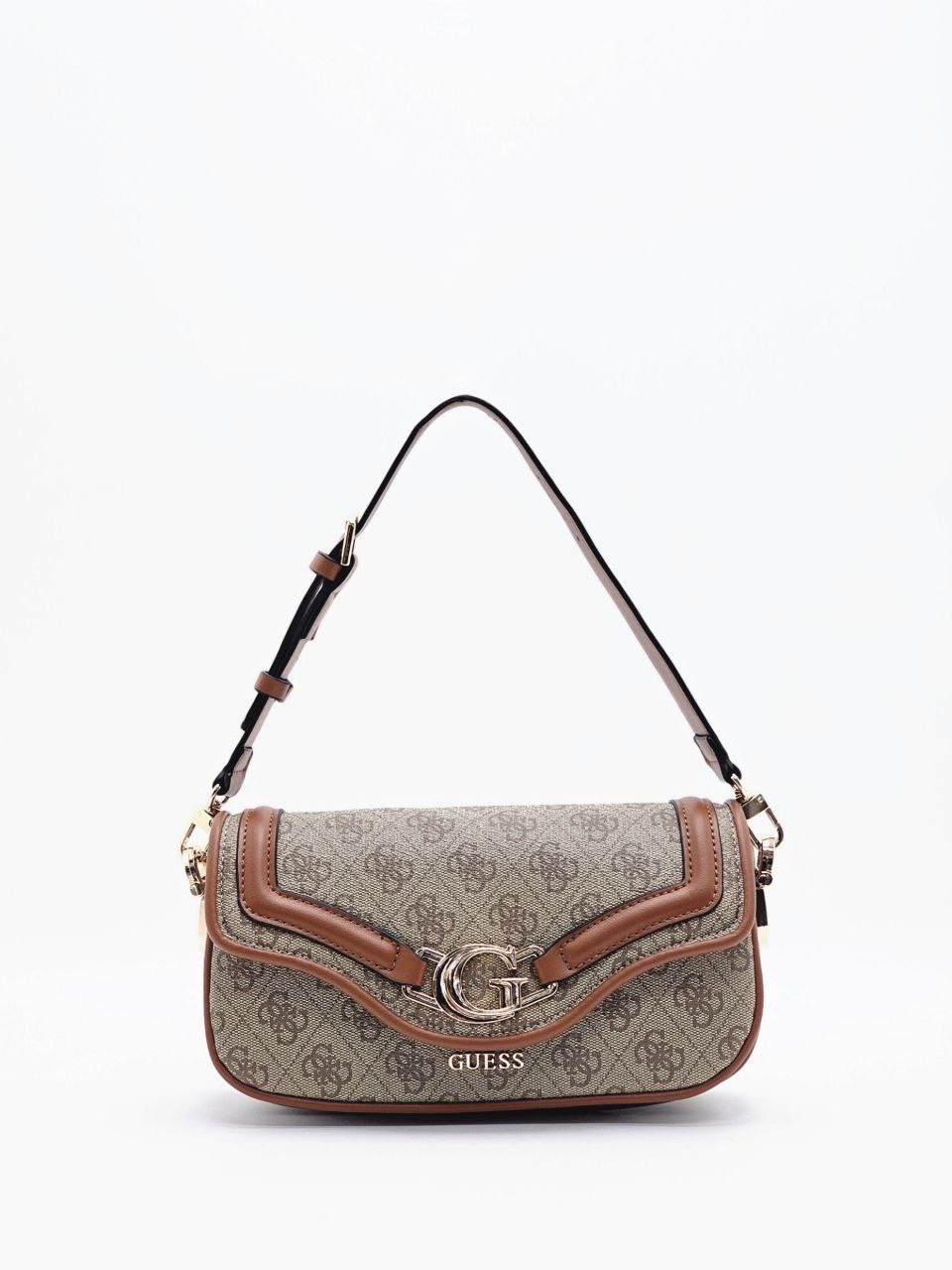 сумка guess,сумка guess женская,сумка женская guess hwjb8414210 коричневая,сумка кросс-боди guess,guess сумка на плечо