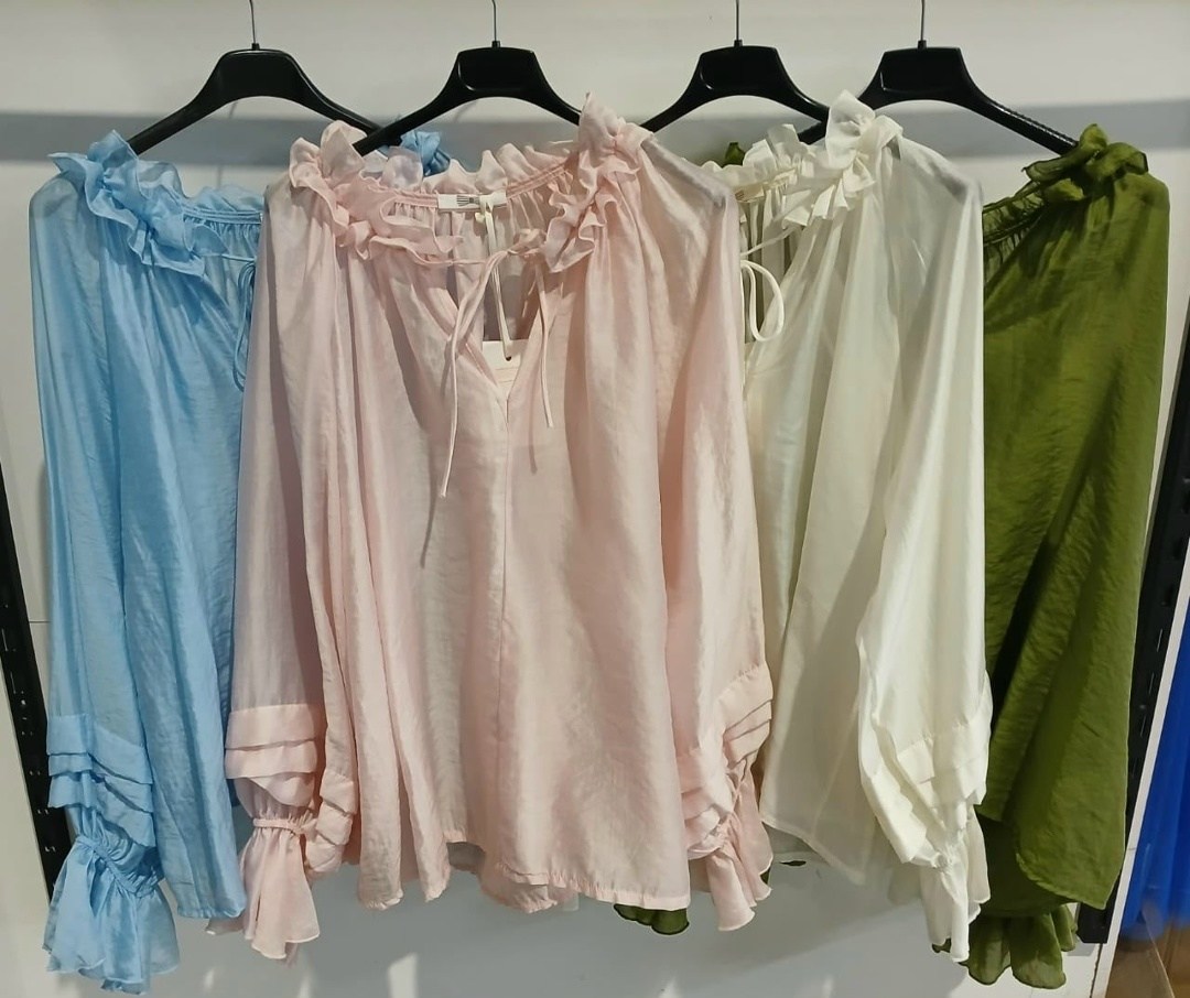 шифоновые блузки,блузы,блузка с оборками,блузка для женщин,блузка