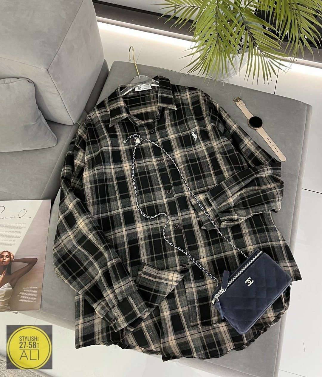 рубашка в клетку,женская рубашка в клетку,рубашка женская 7007 "клетка № 4",рубашка хлопок,клетчатая рубашка