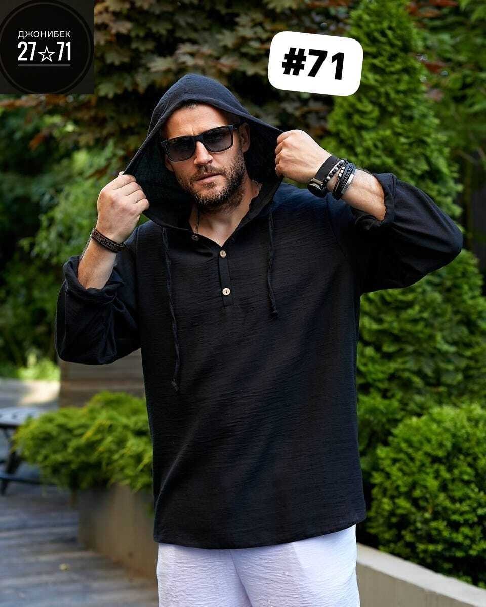 рубашка с капюшоном,рубашка мужская с капюшоном,мужская льняная рубашка,кофта мужская,мужская рубашка