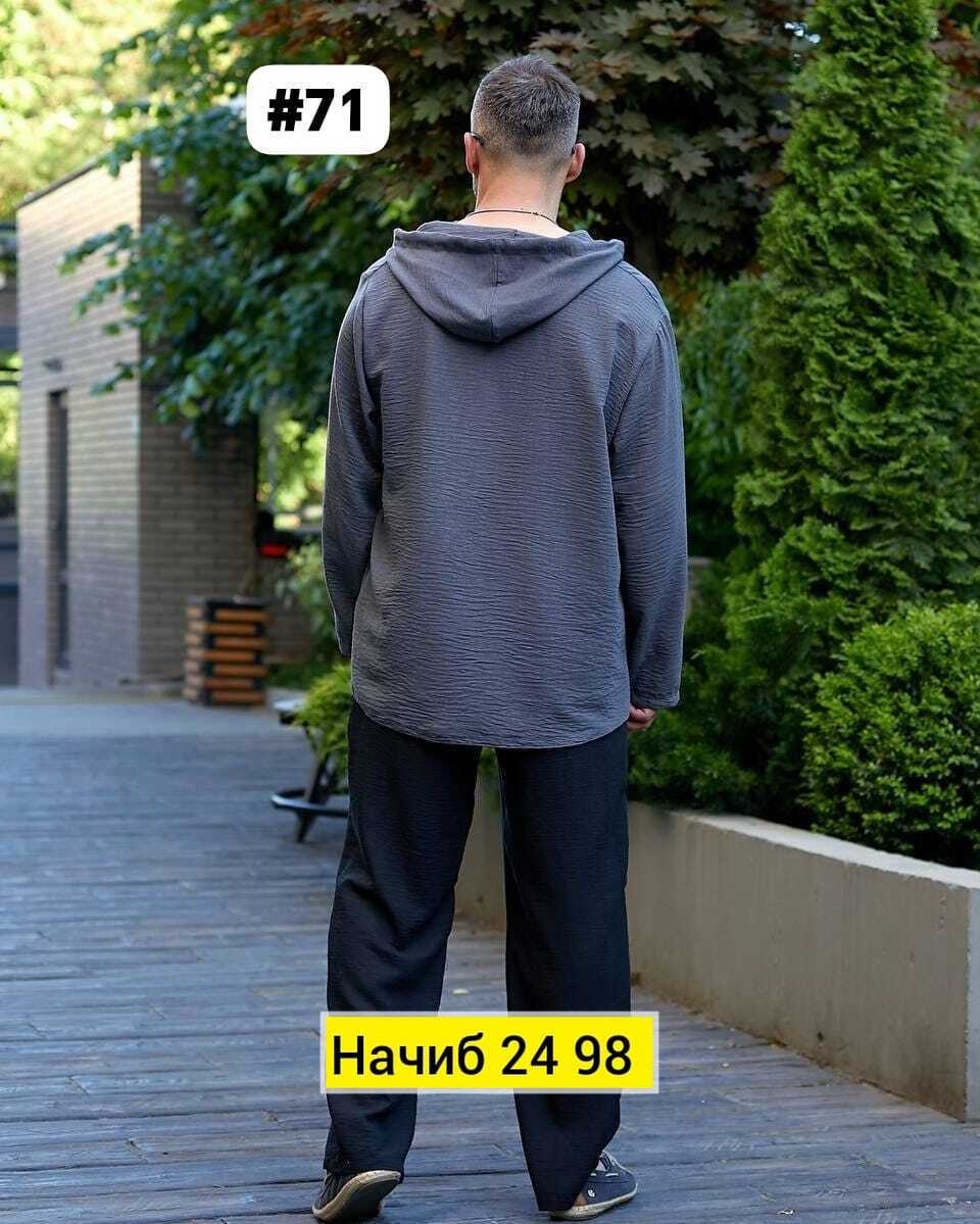 рубашка с капюшоном,рубашка мужская с капюшоном,мужская рубашка,мужская льняная рубашка,туника мужская