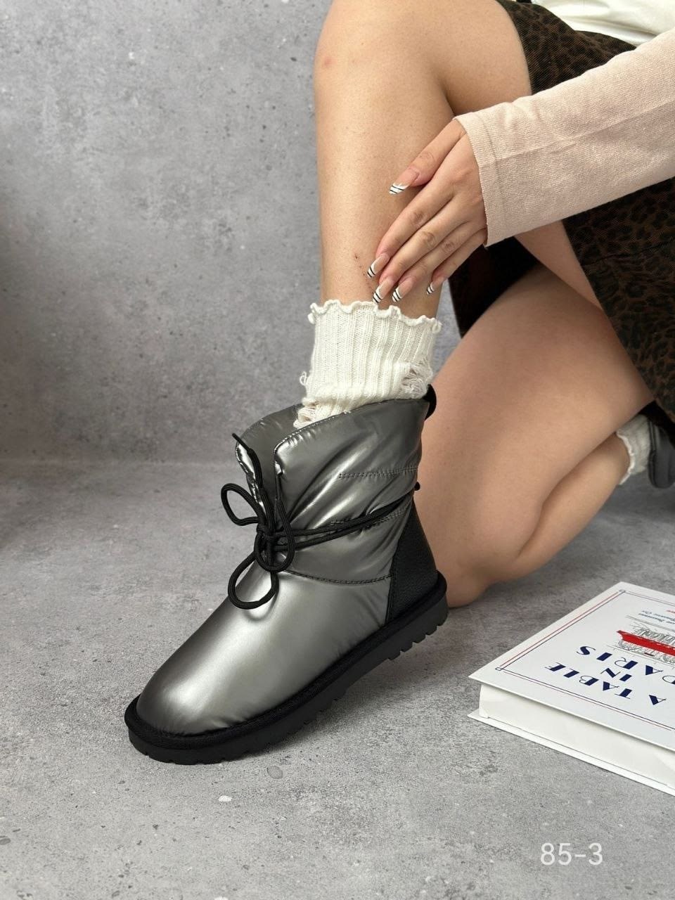 ,дутики женские,женские угги,дутики,дутики женские versiya shop 2070 серебристые 36 ru