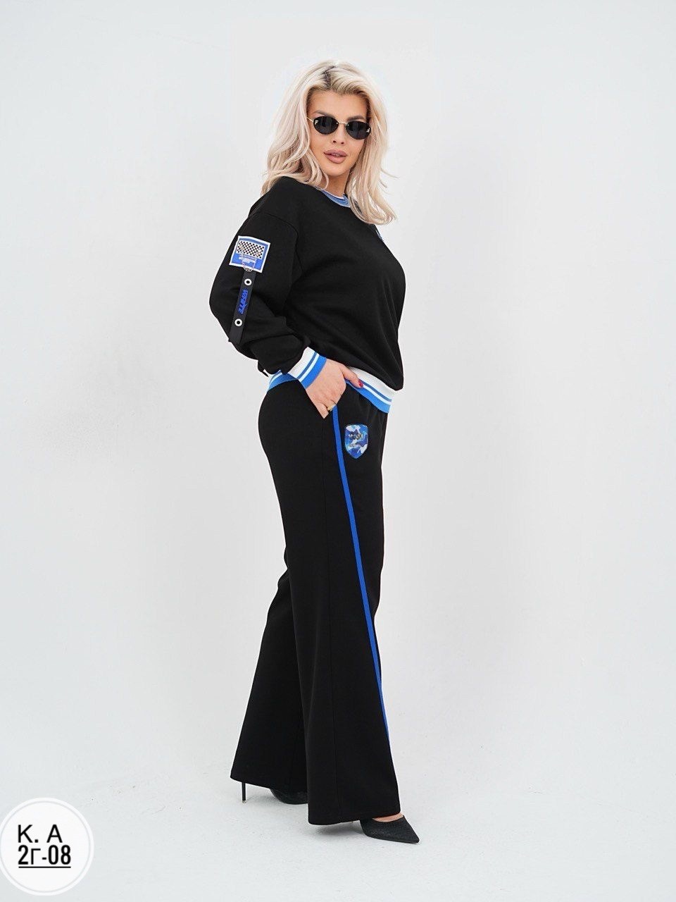 спортивный костюм больших размеров спорт шик lecalolady цвет черный,спортивный костюм больших размеров спорт шик lecalolady,спортивный костюм больших размеров спорт шик lecalolady 278180380,спортивный