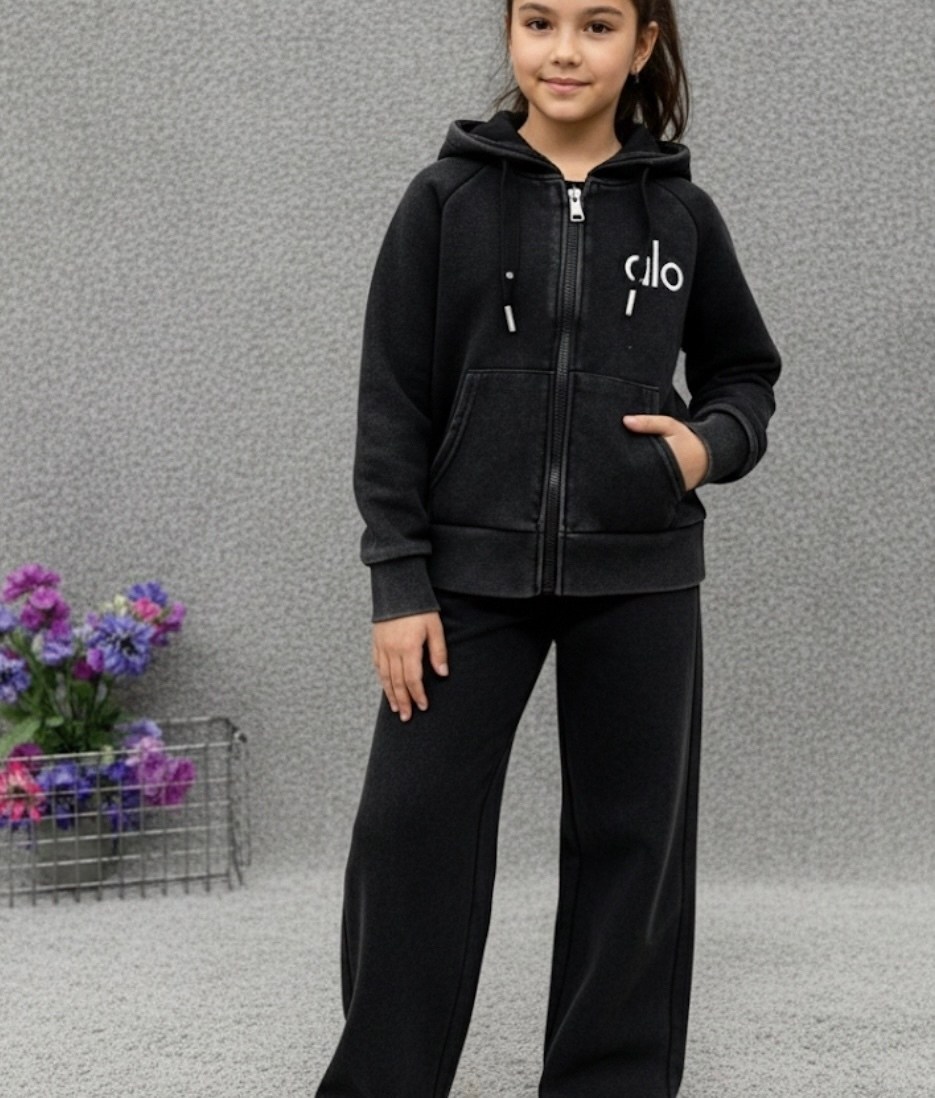 брюки расклёшенные из футера серые для девочки gulliver 104 22402gmc5603,спортивные костюм,костюм спортивный для девочек,костюм детский,костюм для девочек