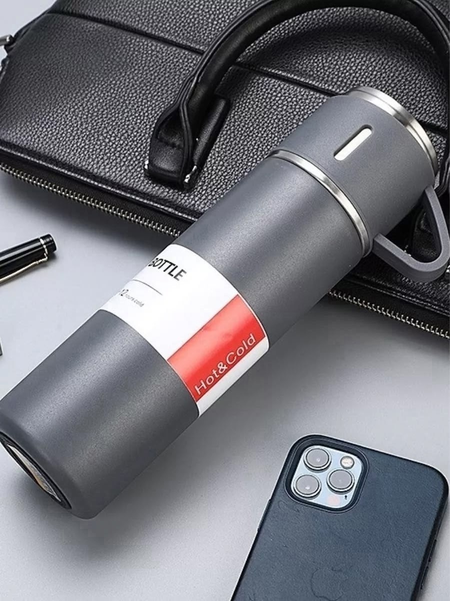 vacuum flask set,термос с тремя кружками в подарочной упаковке,термос с кружками подарочный набор,подарочный набор термос,термос в подарочной упаковке