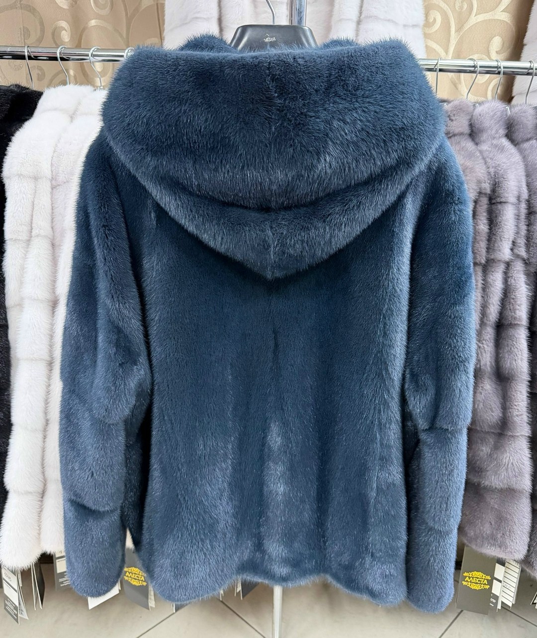 шуба искусственная под норку с капюшоном,норковая шуба,полушубок женский искусственный под норку с капюшоном,норковая шуба с капюшоном,шуба из меха европейской норки с капюшоном