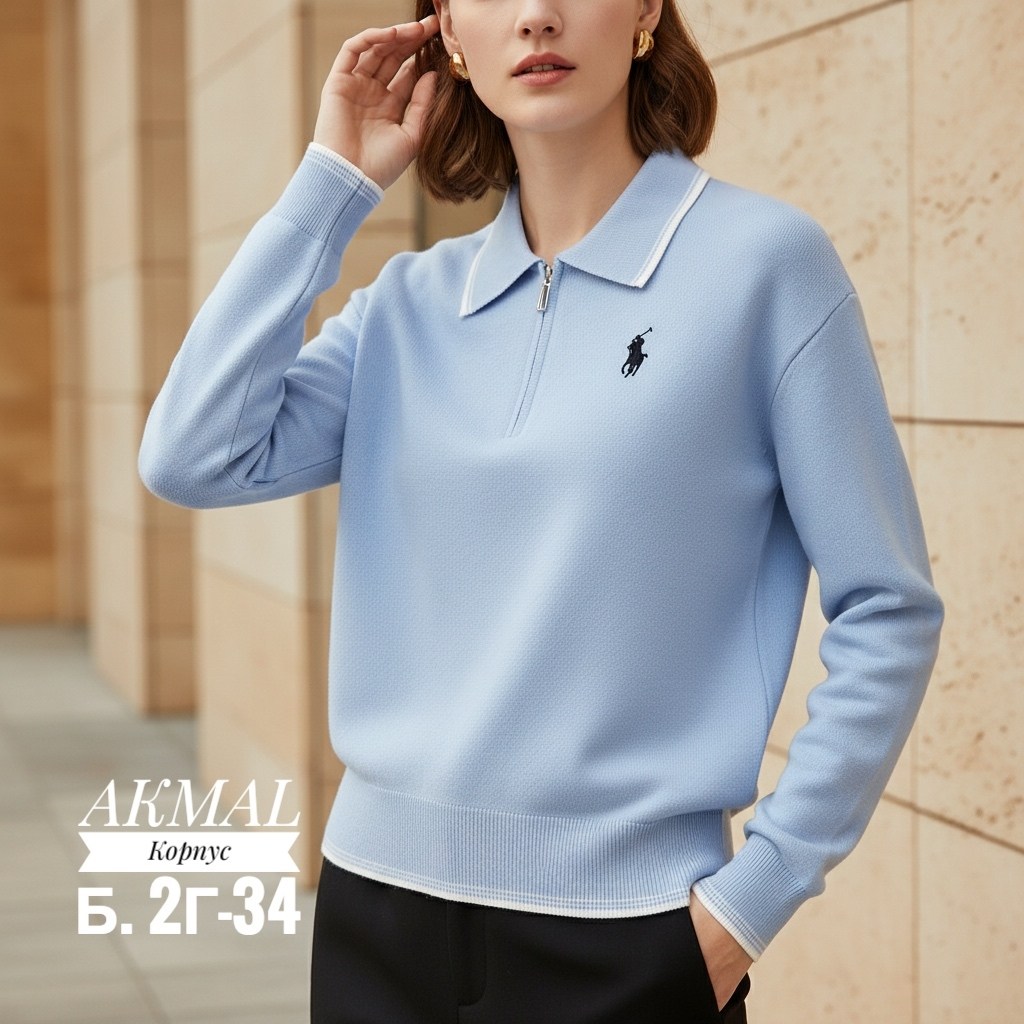 джемпер на молнии polo ralph lauren,женская кофта,джемпер polo ralph lauren,популярные кофты,джемпер стильный