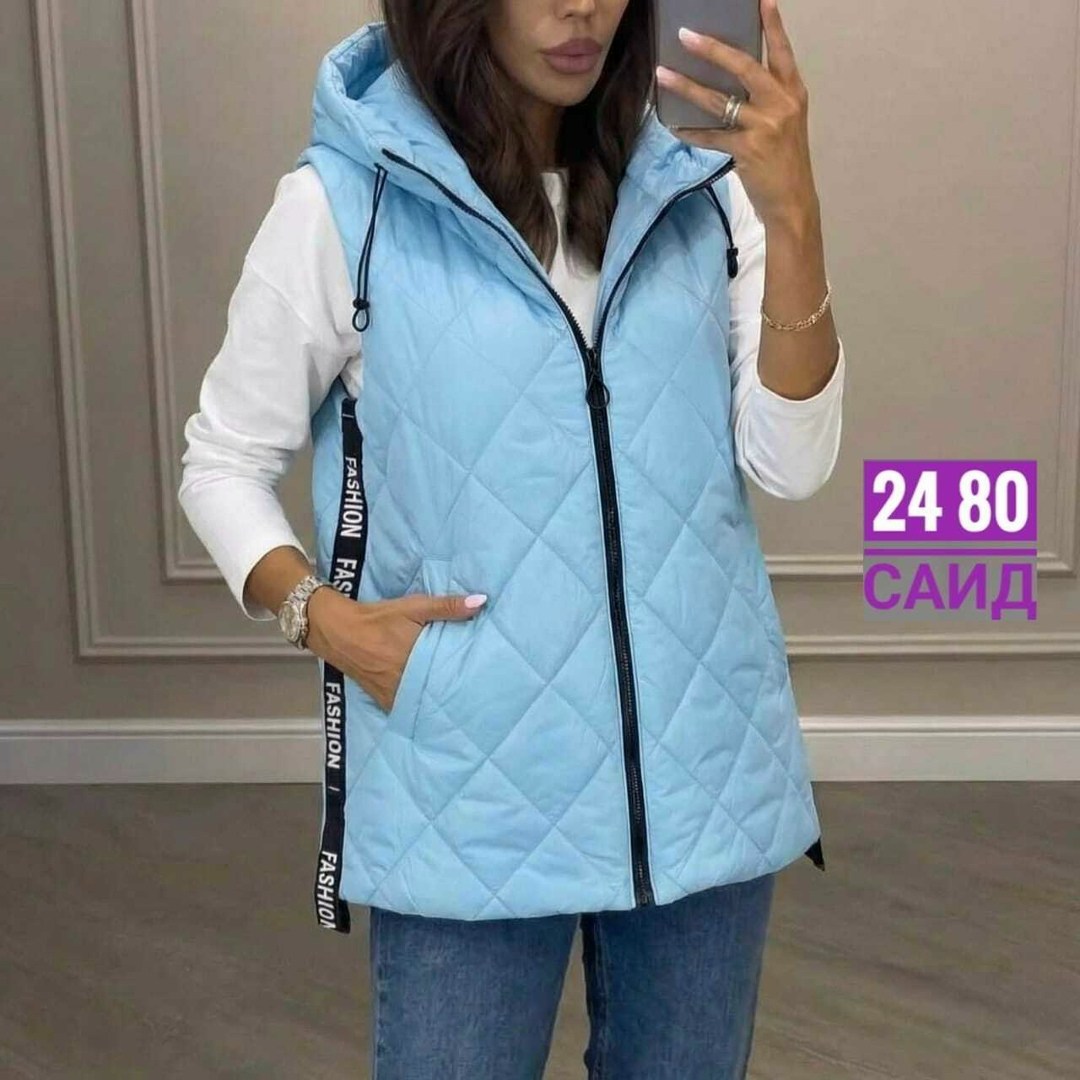 жилетка женская,жилет женский,жилет с капюшоном,жилет,демисезонная жилетка