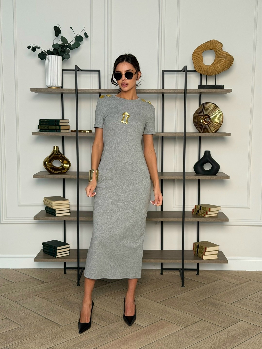 серое длинное платье-гольф из ангоры issa plus,серое длинное платье-гольф из ангоры,повседневные платья,стильное платье,платье