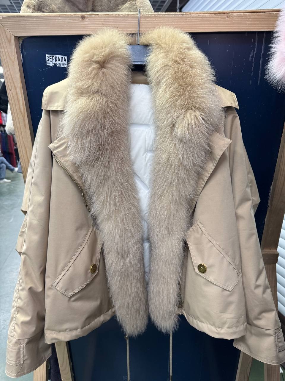 женская куртка с подкладкой из натурального кроличьего меха,женская куртка со съемным меховым воротником из меха енота,женская зимняя куртка,парка меховая,женская зимняя куртка с подкладкой из натурал
