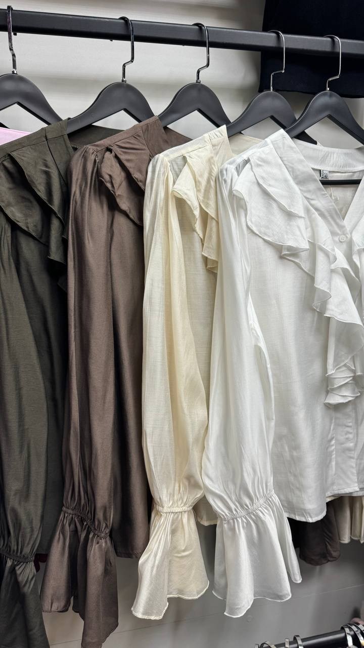 блузка с оборками,блузка для женщин,женская блузка,блуза,блузка с рюшами и воланами