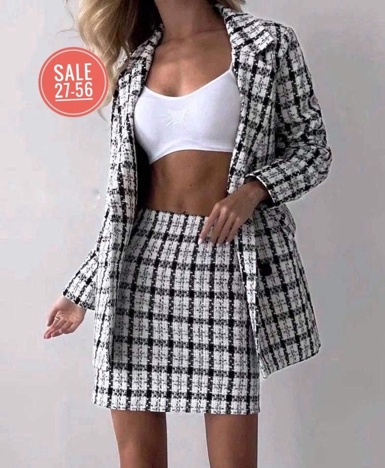 твидовый костюм женский пиджак и юбка forevertwenty,твидовый костюм женский пиджак и юбка forevertwenty 230905449,твидовый костюм,костюм с юбкой твидовый с укороченным пиджаком da matti,костюм твидовы