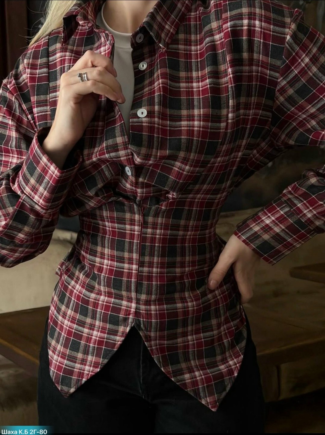 рубашка в клетку женская,рубашка в клетку,рубашка ruff в клетку оверсайз,рубашка оверсайз в клетку thirteen brand,рубашка клетчатая