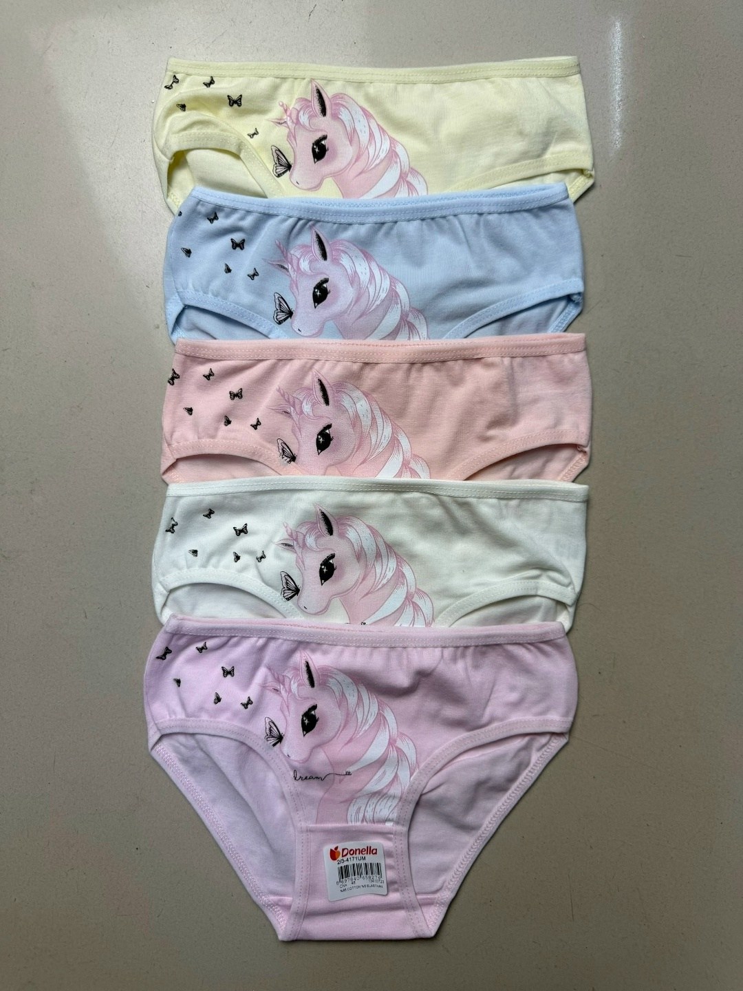 комплект трусов слипы donella для девочек 5 шт,трусы для девочки donella,набор трусов для девочки donella,трусы для девочки хлопок donella,комплект трусов слипы donella для девочек