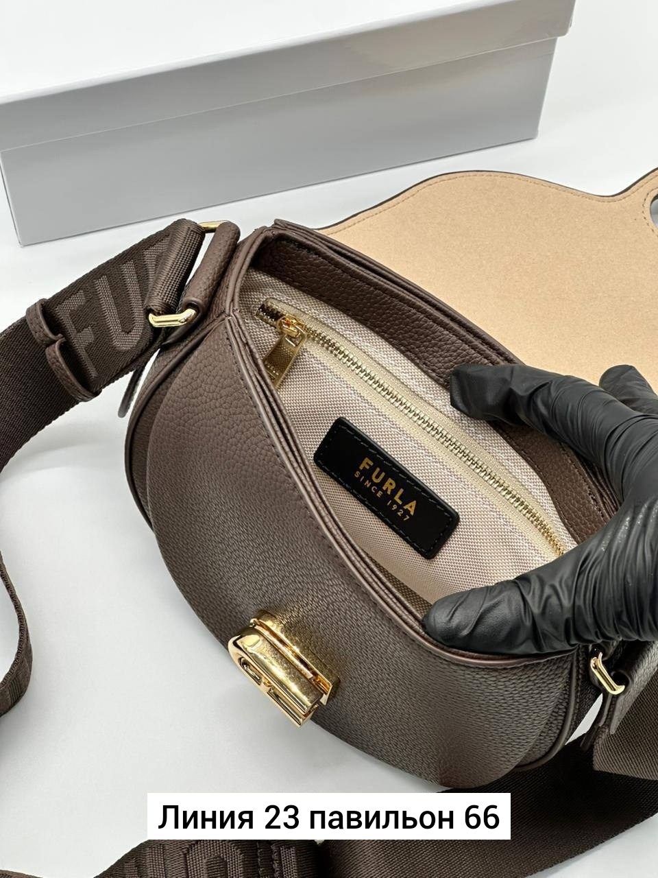 женская сумка,сумка через плечо furla mini lotus серый,сумка кросс-боди кожаная lotus furla,сумка через плечо furla lotus s crossbody серо-коричневый,furla сумка через плечо