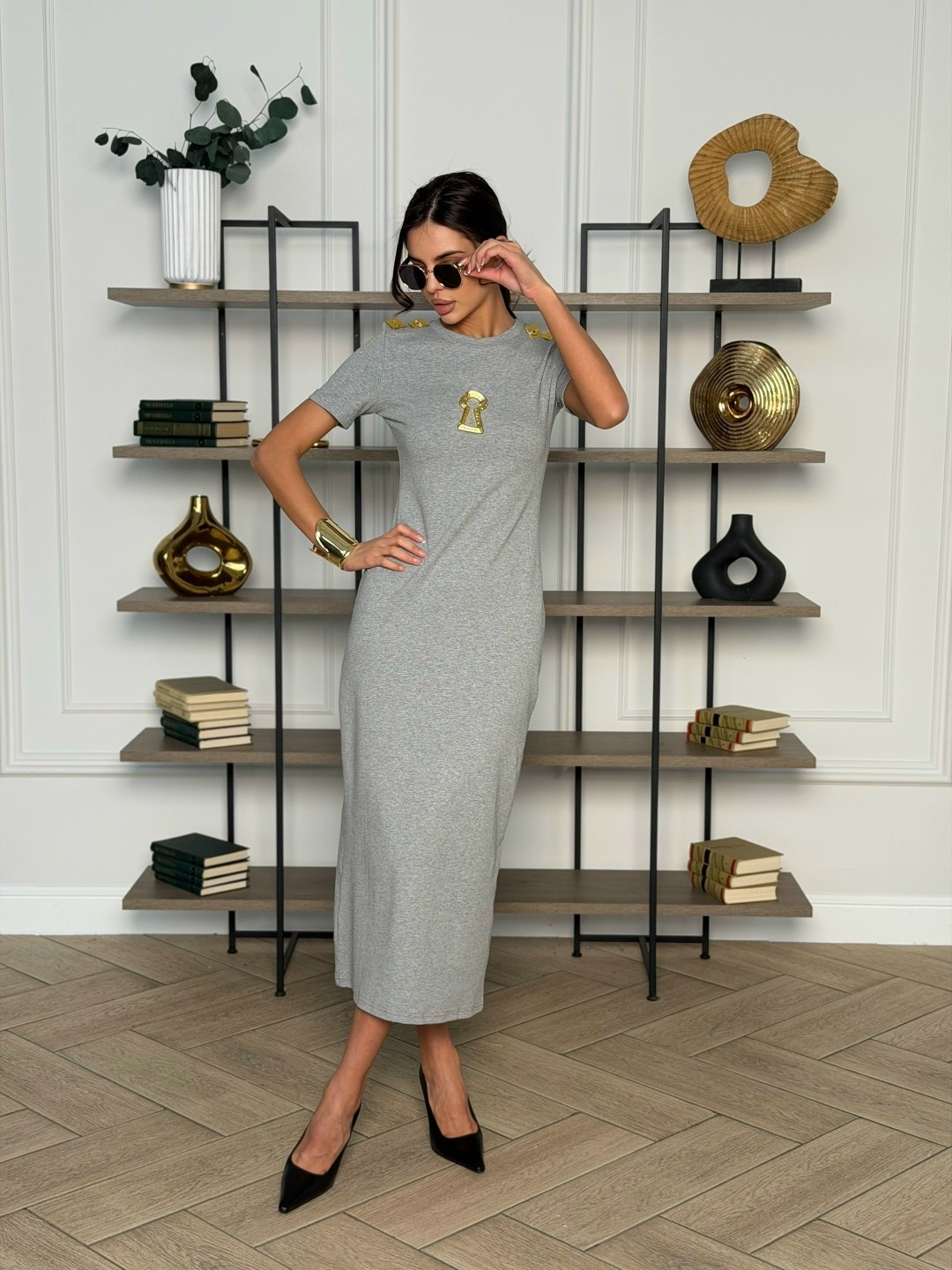 серое длинное платье-гольф из ангоры issa plus,серое длинное платье-гольф из ангоры,повседневные платья,стильное платье,платье