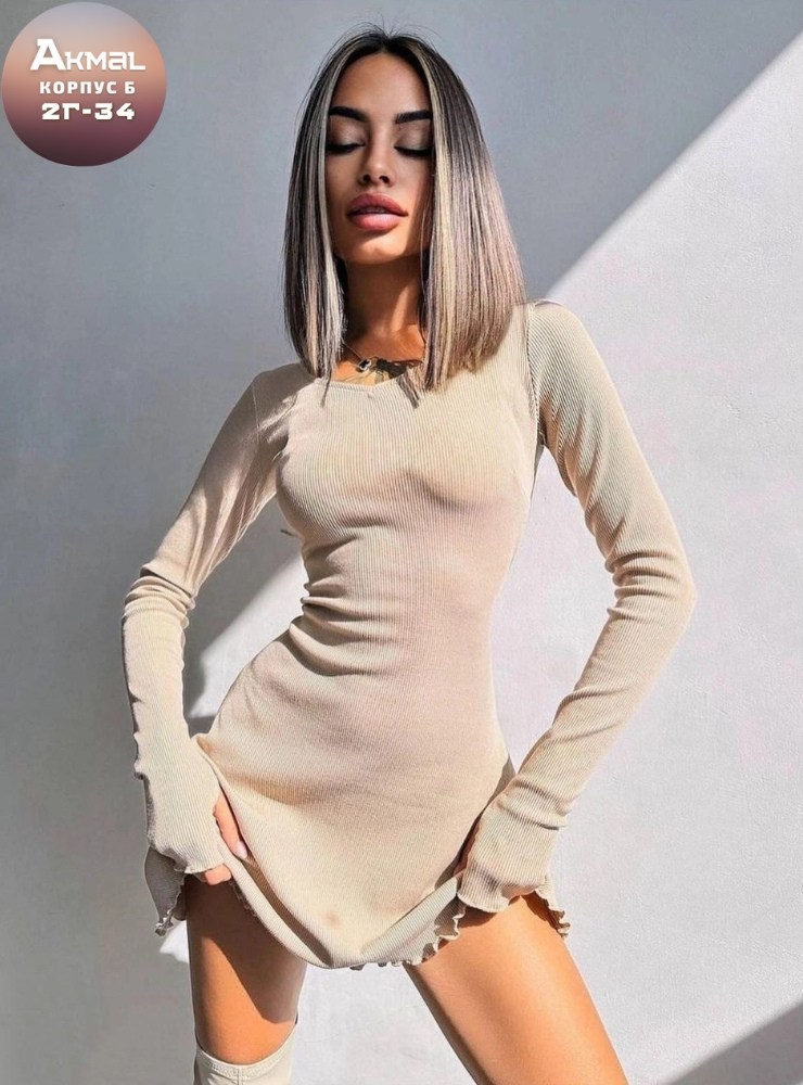 платье трикотажное короткое лапша,трикотажное платье мини,платье лапша расклешенное,платье трикотажное короткое лапша на завязках,женское трикотажное платье с длинными рукавами