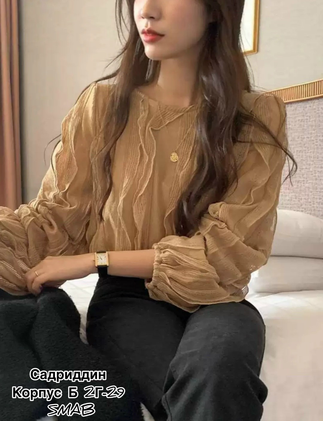 блузка с оборками,женская блуза,женская шифоновая блузка,женская блузка,свободная блузка