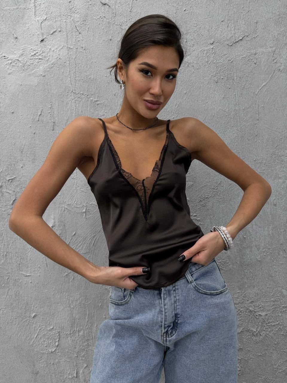 шелковый топ,шелковый топ с кружевом,майка с кружевами,топ с кружевом,шелковая майка