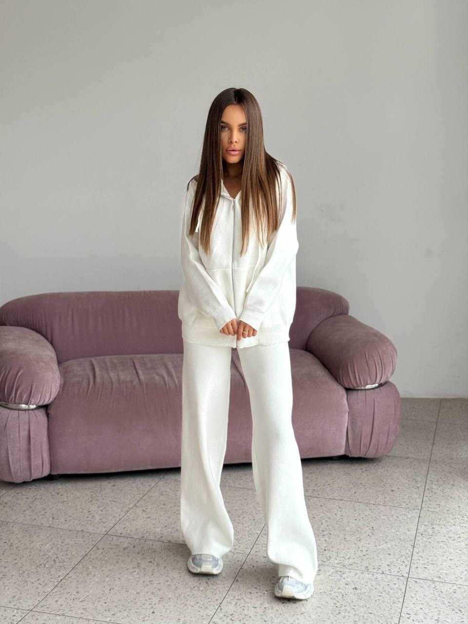 толстовка на молнии из футера 3х нит.начес экрю,толстовка на молнии из футера 3х нит.начес сова экрю,толстовка женская,трикотажные костюмы женские,толстовка теплая