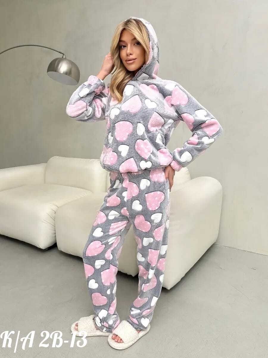 пижама со штанами теплая домашняя с капюшоном сити текс,домашняя зимняя пижама утепленная женская,пижама женская теплая,пижама женская,пижама теплая