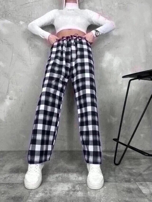 штаны широкие спортивные в клетку,штаны в клетку,широкие брюки в клетку,брюки в клетку,брюки женские клетчатые