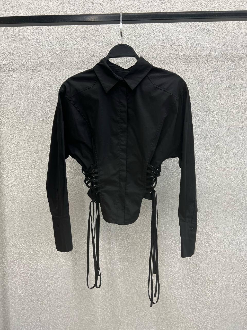 рубашка с корсетом,рубашка женская,длинная рубашка с корсетом,рубашка блузка,рубашка с завязками