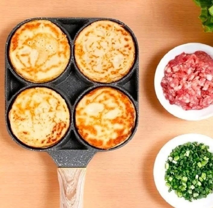 сковорода для жарки яиц,сковорода для яиц,сковорода для омлета,сковорода для завтрака 4,сковорода с антипригарным покрытием