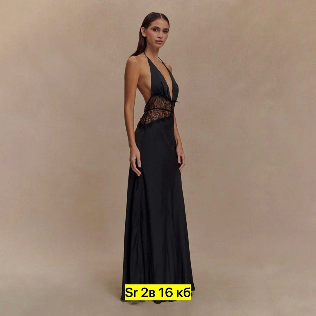 женское вечернее платье с v-образным вырезом,вечернее платье элегантное,кружевное вечернее платье,атласное платье,платье сексуальное