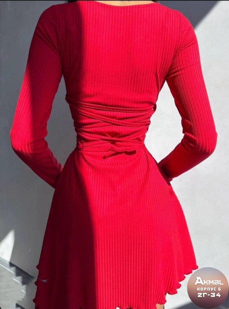 платье трикотажное короткое лапша,трикотажное платье мини,платье лапша расклешенное,платье трикотажное короткое лапша на завязках,женское трикотажное платье с длинными рукавами